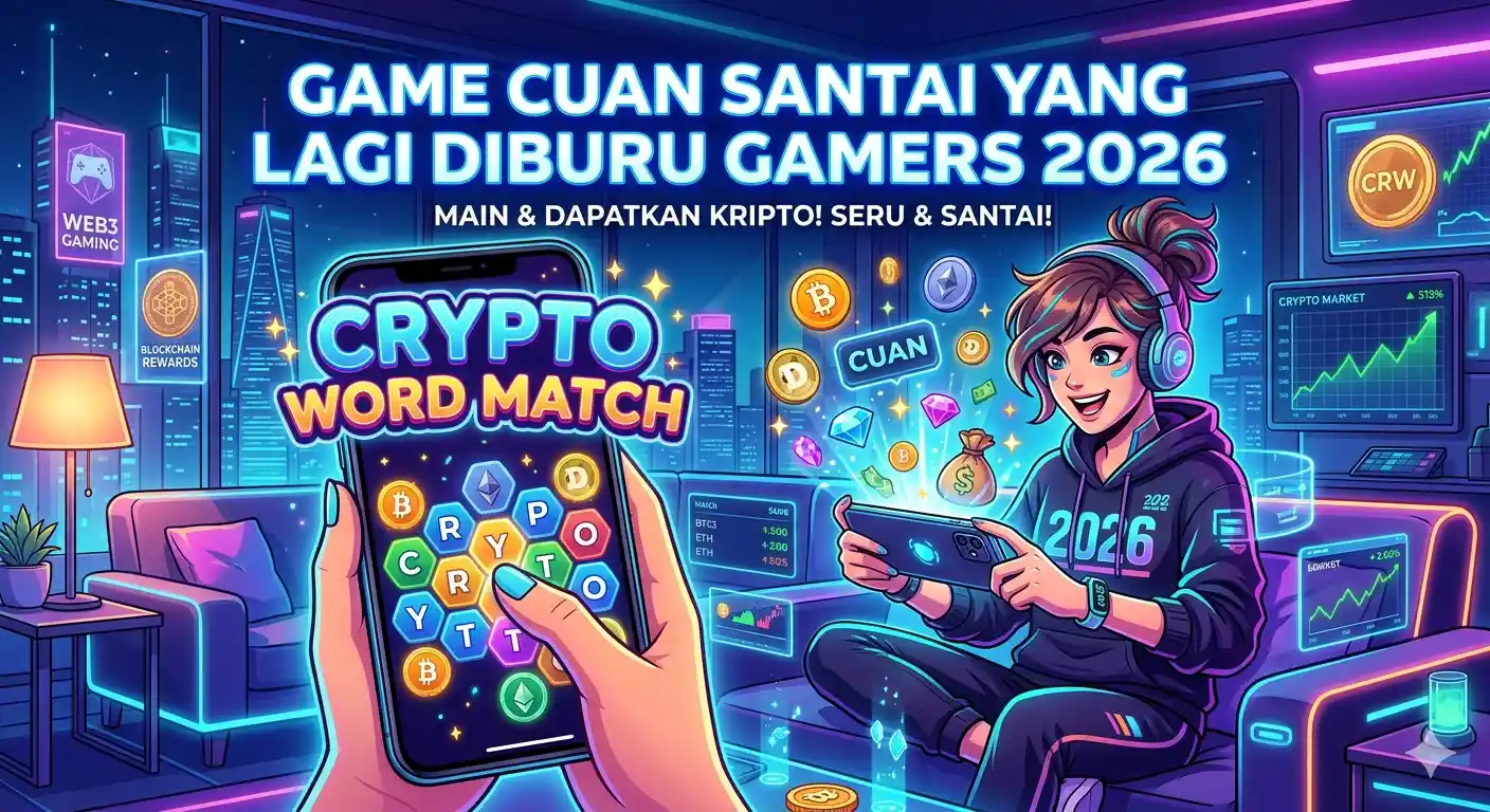 Crypto Word Match, Game Cuan Santai yang Lagi Diburu Gamers 2026
